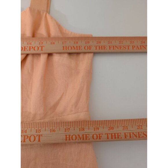 NEW Talbots Sunset Horizon Floral Maxi Dress Womens Size 16 Tropical Peach - Picture 13 of 13